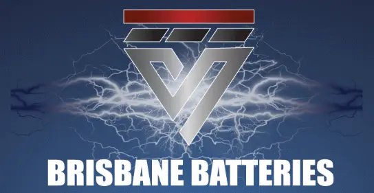 Brisbane Batteries logo with lightning bolts.