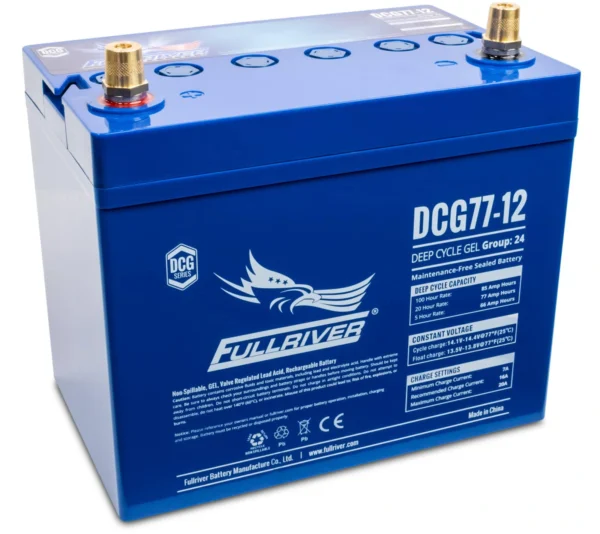 Fullriver 12V 77Ahr GEL Deep Cycle Battery