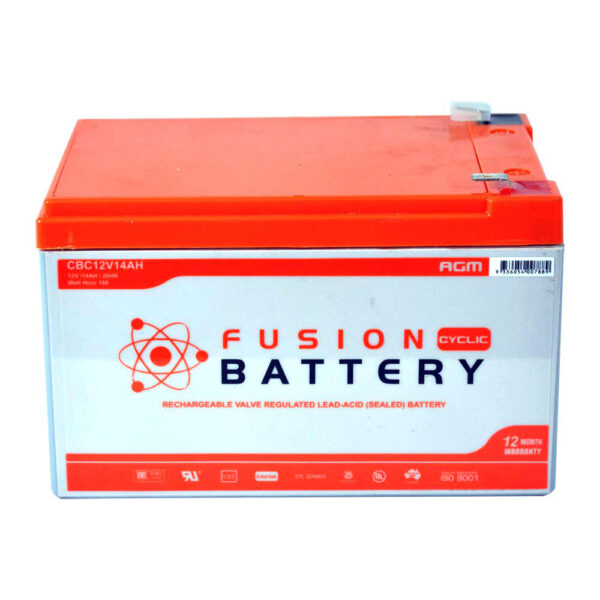Fusion Deep Cycle AGM 14A/Hr Battery