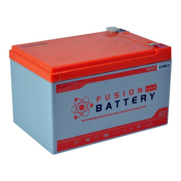 Fusion Deep Cycle AGM 14A/Hr Battery - Image 2