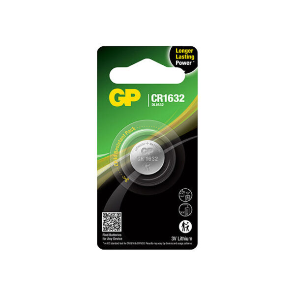 GP CR-1632C1 Lithium Coin Cell Battery