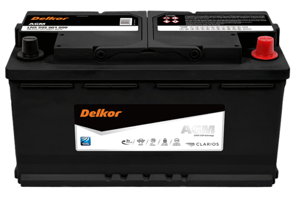 Delkor LN5 DIN88H AGM Battery