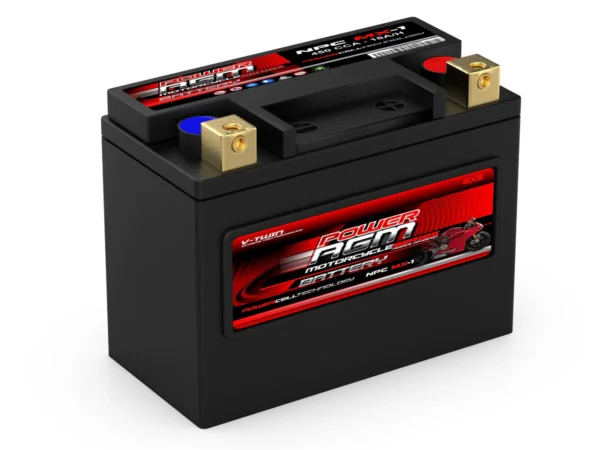 Power AGM Motorcycle Battery