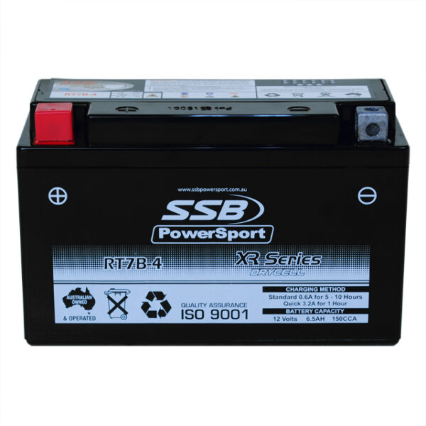 RT7B-4 XR Series AGM Motorcycle Battery