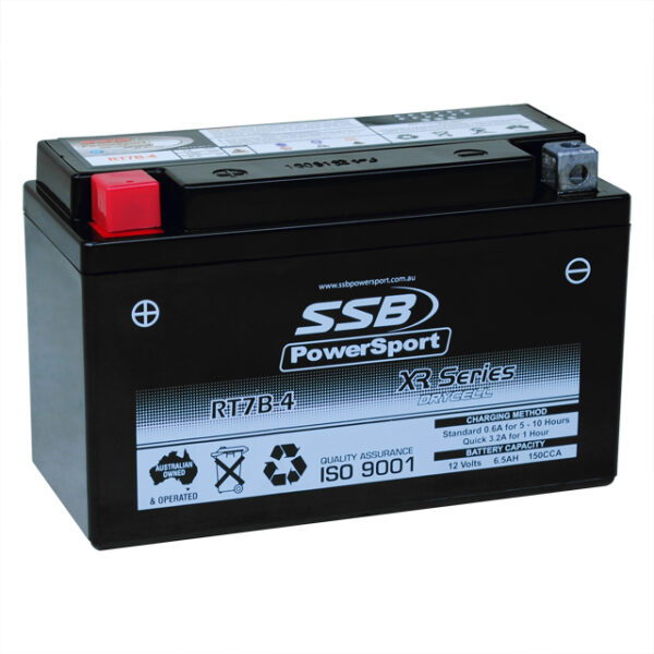 RT7B-4 XR Series AGM Motorcycle Battery - Image 2