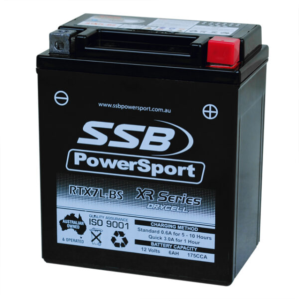 RTX7L-BS XR Series AGM Motorcycle Battery - Image 3