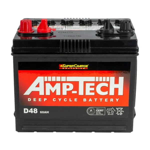 Amptech 60A/Hr Deep Cycle Wet Battery