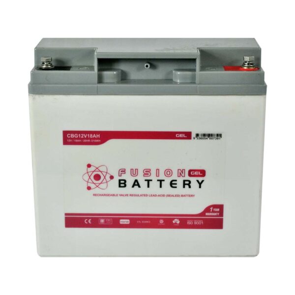 Fusion 12V 18AHR GEL Battery
