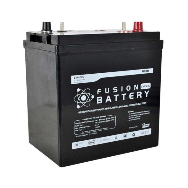 Fusion 6V 225Ahr AGM Battery - Image 2