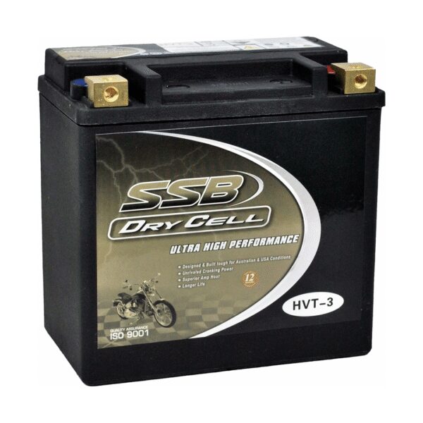 HVT-3 Premium High Power AGM Motorcycle Battery - Image 3