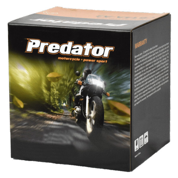 Predator YTX10L-BS 12V AGM Motorcycle Battery